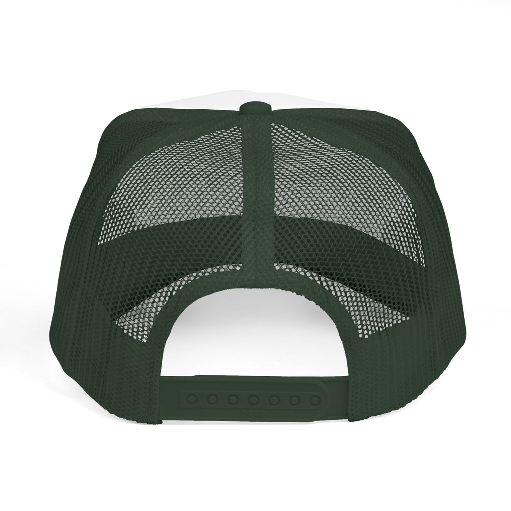 Jamaica Flag Seed Bead Oval Trucker Cap | Black or Dark Green  Mesh Hat