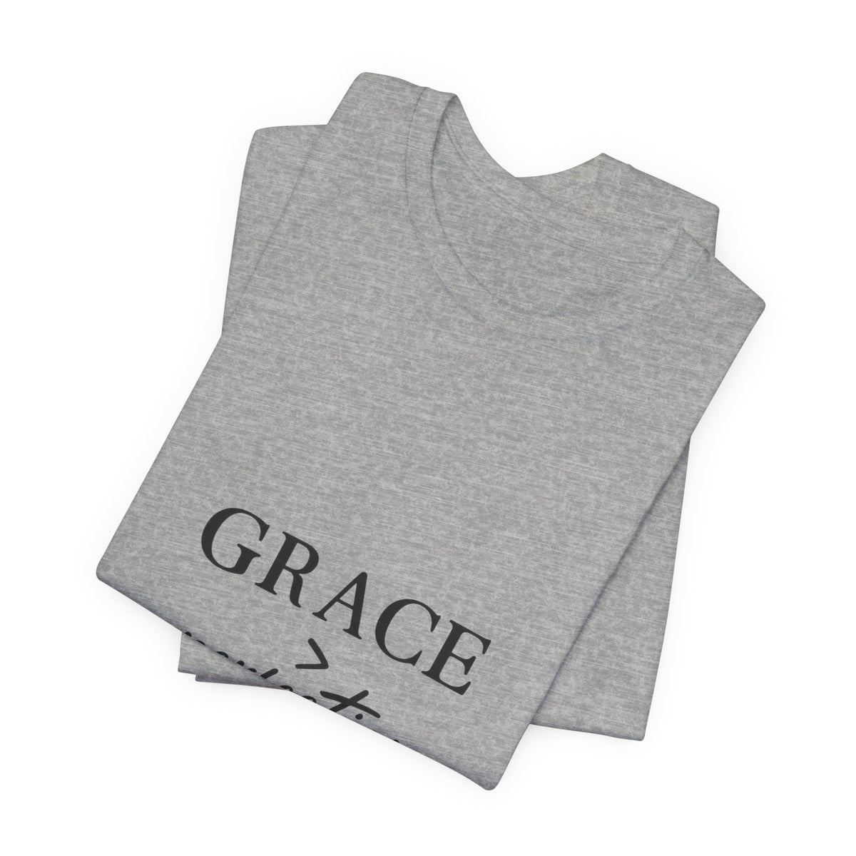 Grace Over Perfection Shirt, Christian Faith T-Shirt for Women, Inspirational Bible Quote Tee, Minimalist Religious Gift, Scripture Shirt